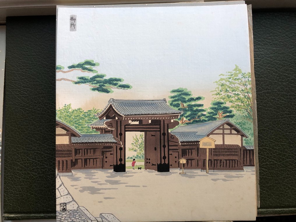 Original Woodblock Print - Tomikichiro Tokuriki - Thirty Views of the Capital Kyoto - Complete Series - Japan - 1931