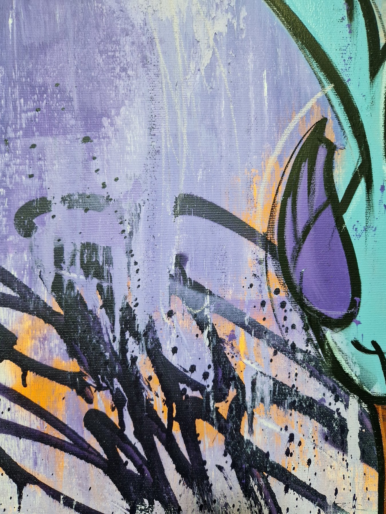 Mr Oreke - CALIFORNIA BIRD - Acrylic on cotton canvas