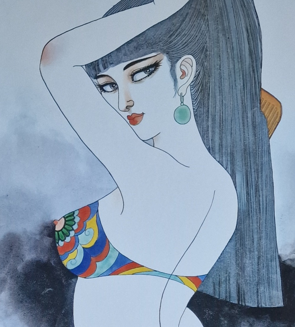 Litografías (12) Bonten Taro - Colección de encantadoras bellezas tatuadas - Japón - Década de 1970-1980