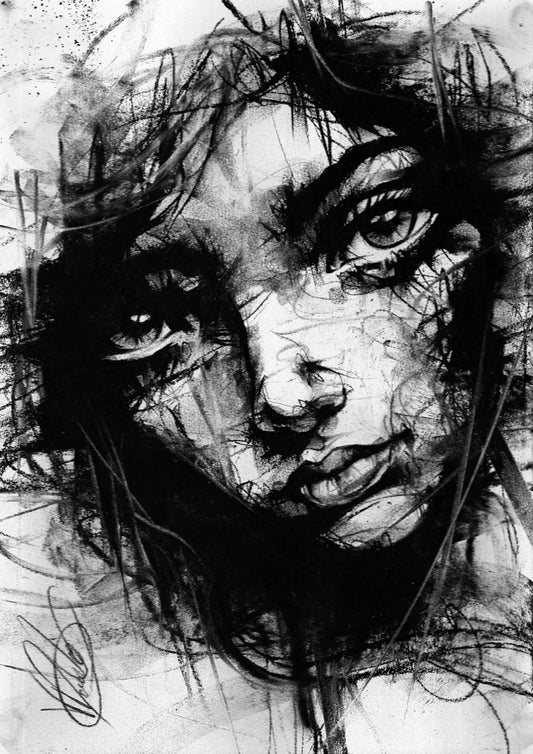 Vin Dantes - Mono Essence - Original Drawing On Paper