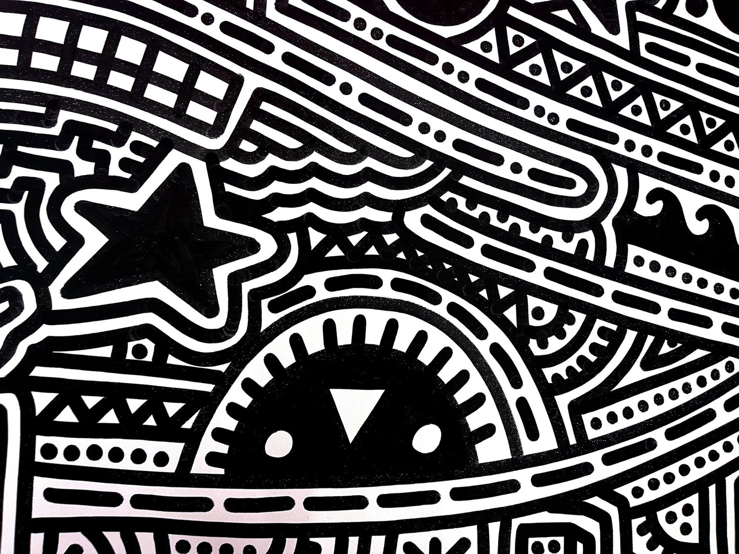 Ottograph - El horizonte - Técnica mixta - 2024