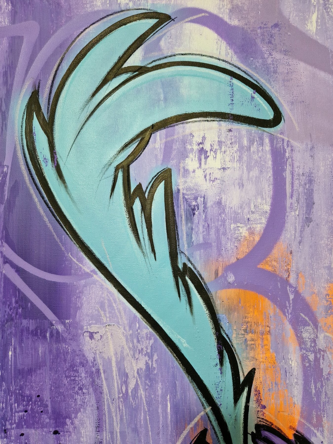 Mr Oreke - CALIFORNIA BIRD - Acrylic on cotton canvas