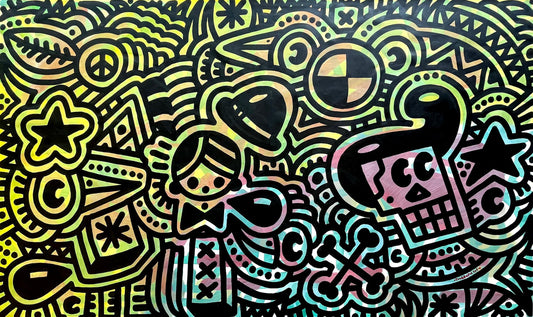 Ottograph - Bumper to bumper - Mixed media - Hand Signed