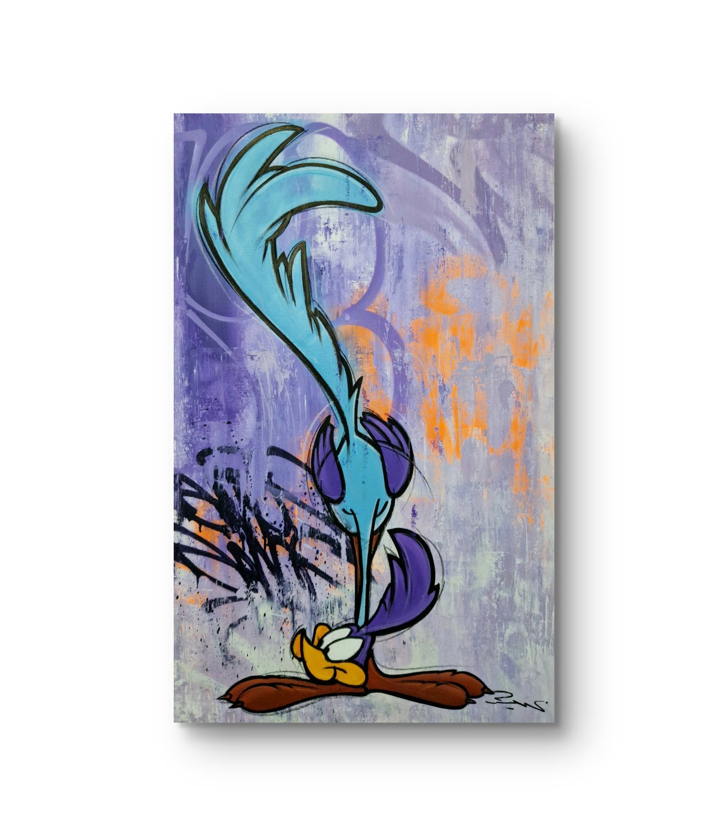 Mr Oreke - CALIFORNIA BIRD - Acrylic on cotton canvas