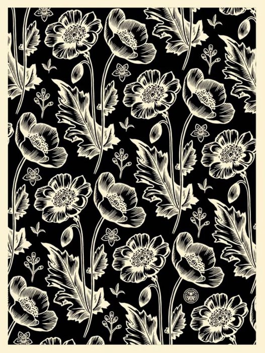 Shepard Fairey - Sedation In Bloom - Signed - Numbered edition of only 150 - 2021