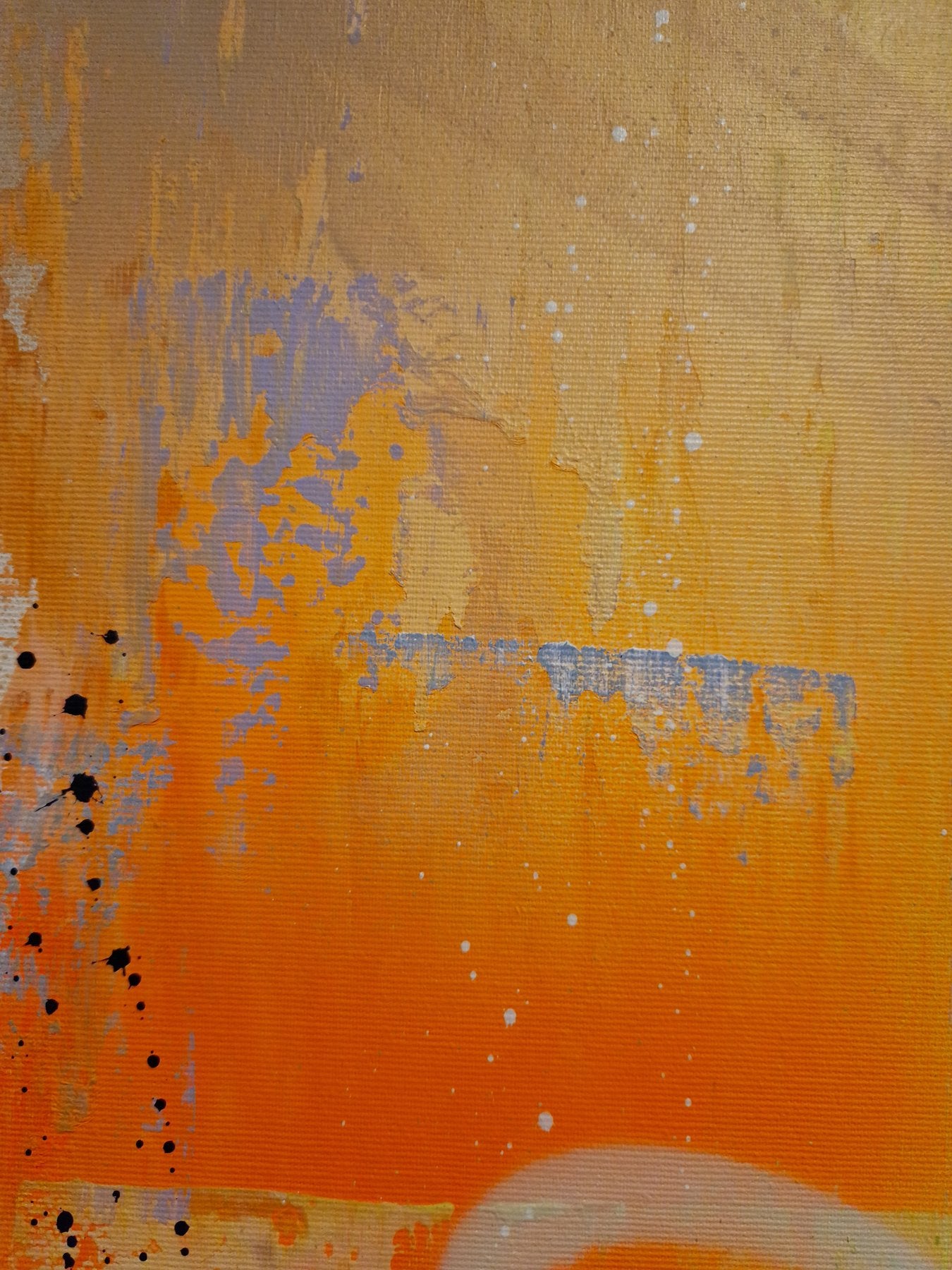 Mr Oreke - FRESH PAINT - Acrylic and spray paint on cotton canvas