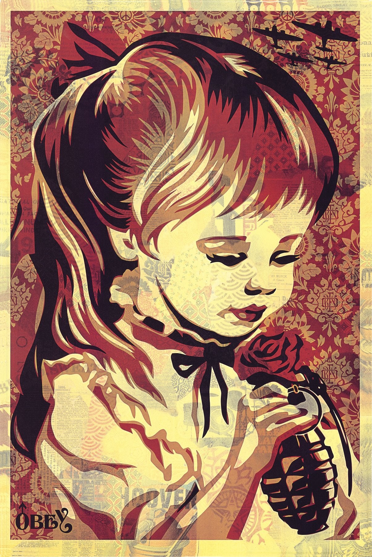 Shepard Fairey - War by Numbers - Offset Lithograph on paster paper - 2019
