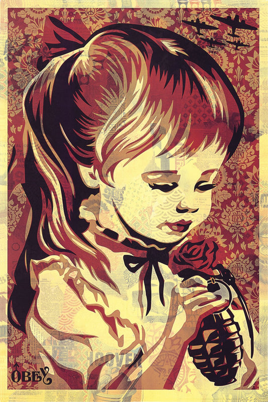 Shepard Fairey -  War by Numbers - Offset Lithograph on paster paper - 2019