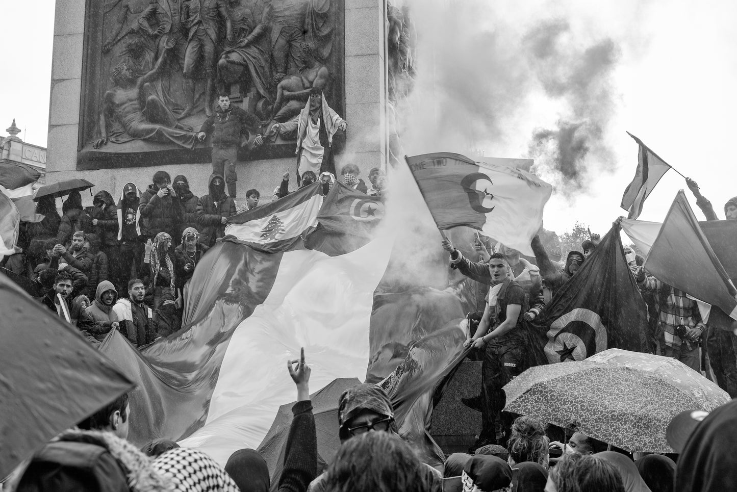Aubrey Fagon "Flags and Rain" - Limited Edition Giclée print
