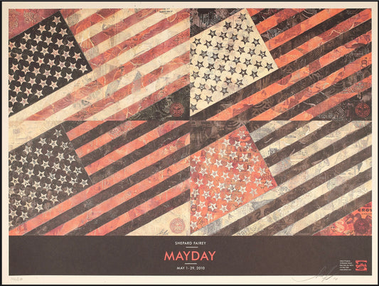 Shepard Fairey - May Day Flag - 2010