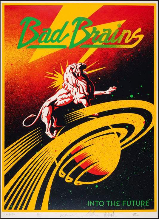 Shepard Fairey - Bad Brains: Into the Future -2012