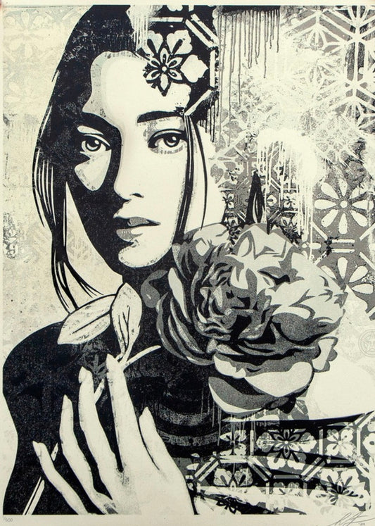 Shepard Fairey - Incarnation (Silver) - Limited Number Print - 2024