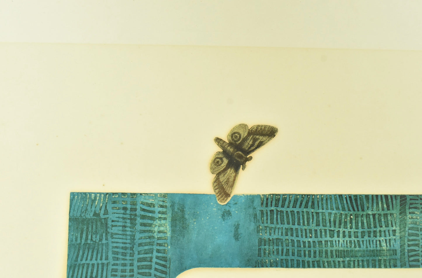 Makoto Ouchi - Okame - Coloured etching 'Iro' etching