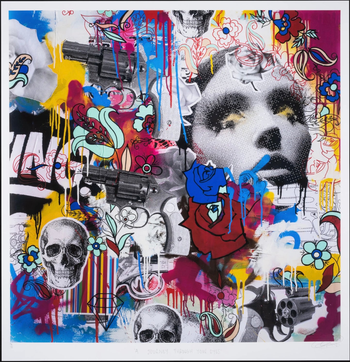 Ben Allen - A Journey Through Your Eyes - Digital pigment print in colours - Limited edition of 75 - 2011