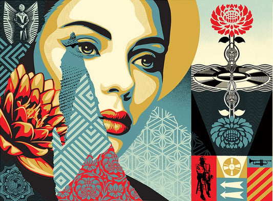Shepard Fairey – Harmonious Elements (Limited Edition Print) - 2025