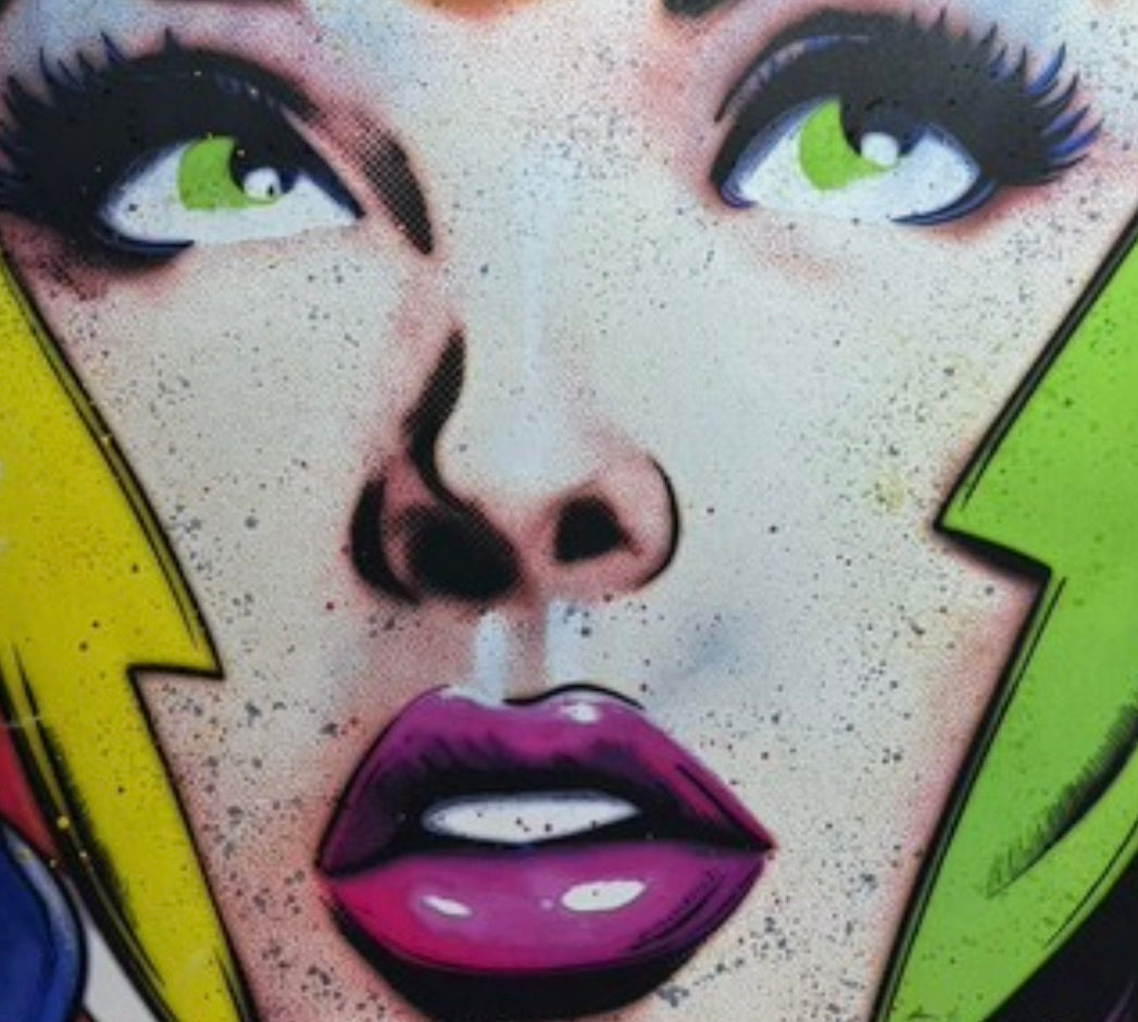 Chris Boyle "Look at Me" - Unique Hand-Finished Print