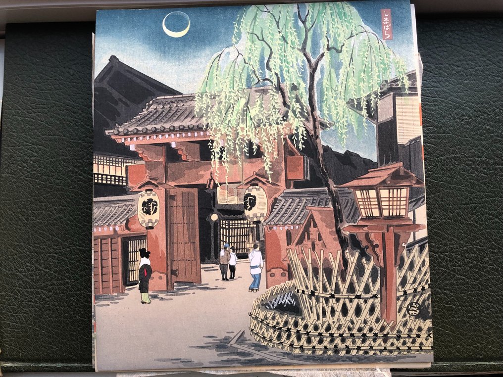 Original Woodblock Print - Tomikichiro Tokuriki - Thirty Views of the Capital Kyoto - Complete Series - Japan - 1931