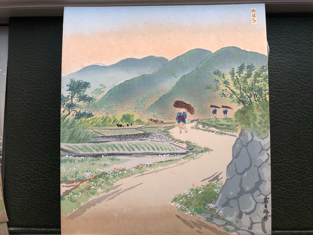 Original Woodblock Print - Tomikichiro Tokuriki - Thirty Views of the Capital Kyoto - Complete Series - Japan - 1931