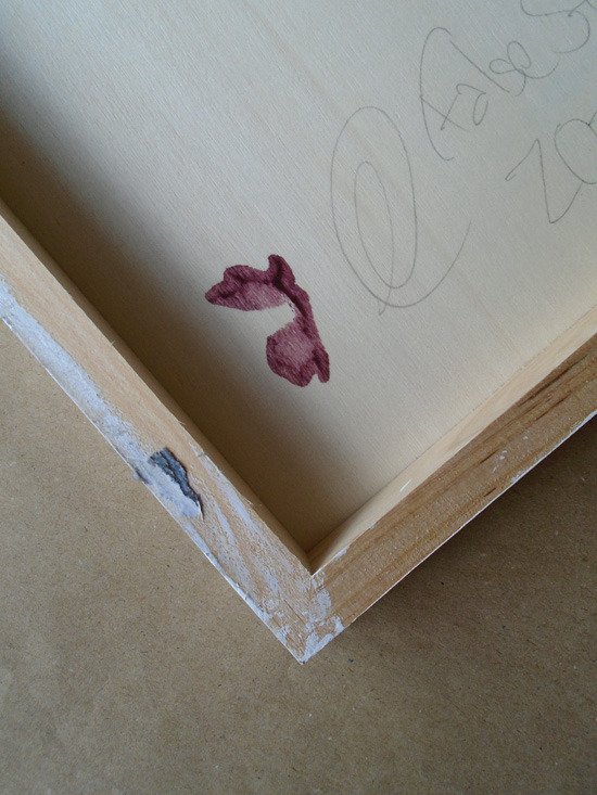 Angel 41 - False start - Acrylic and emulsion