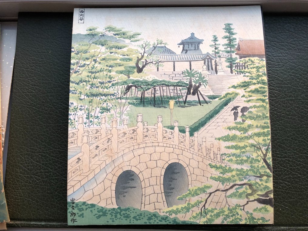 Original Woodblock Print - Tomikichiro Tokuriki - Thirty Views of the Capital Kyoto - Complete Series - Japan - 1931