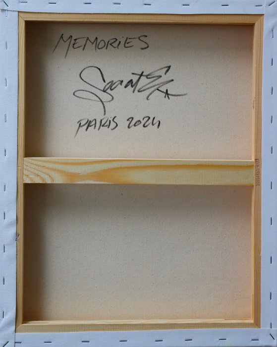 Socrates - Memories - Spray Print, Acrylic, Marker