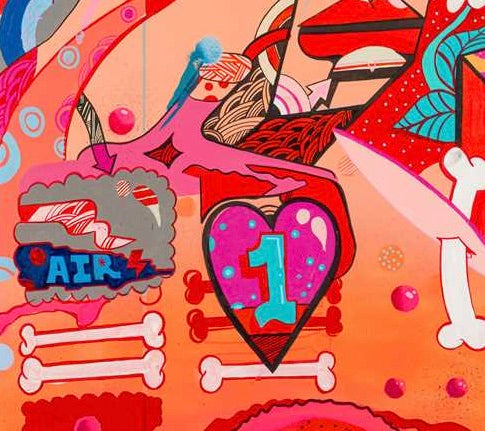 Sickboy "Touching the Times"  - Acrylic on canvas (2014)