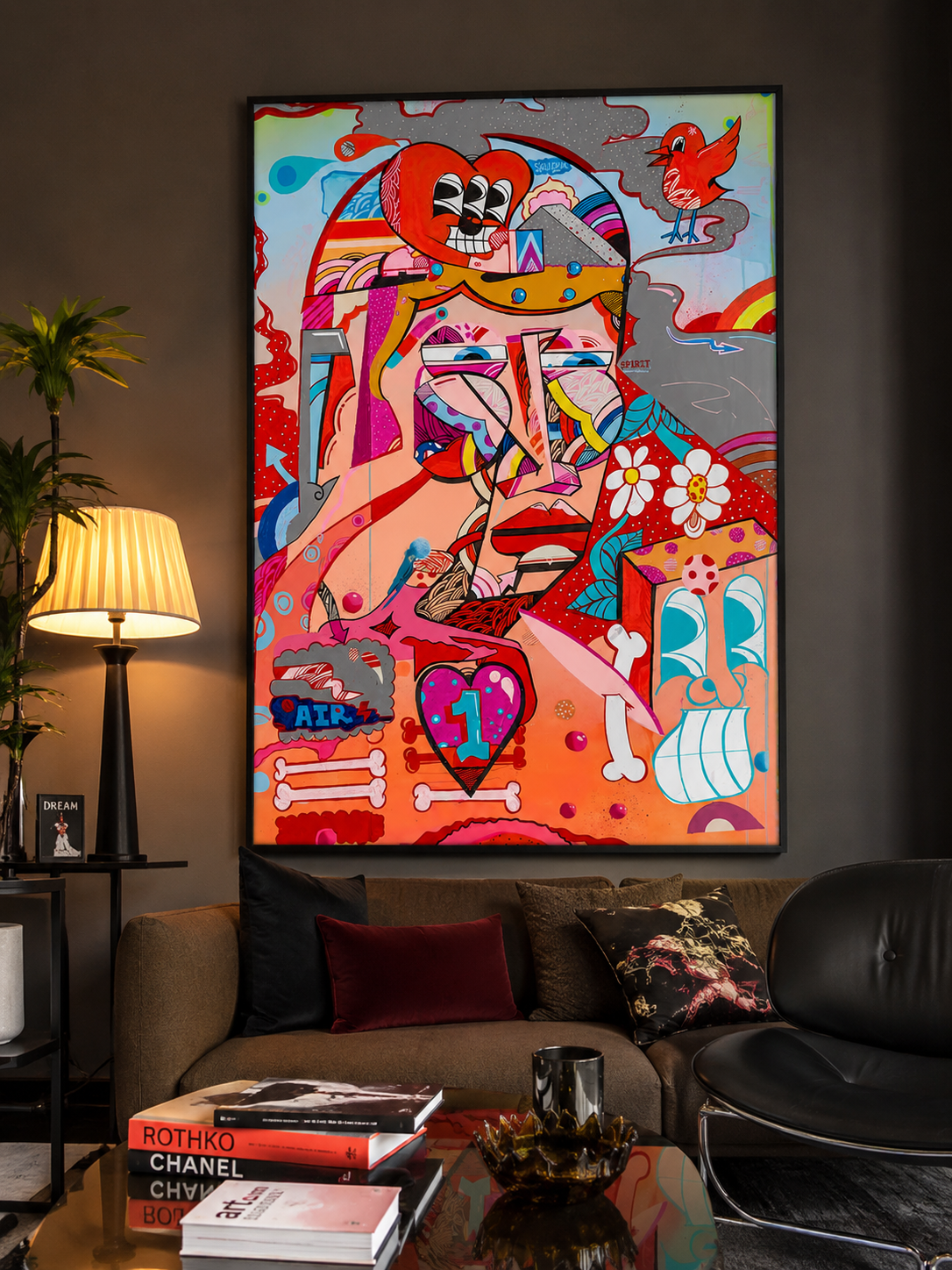Sickboy "Touching the Times"  - Acrylic on canvas (2014)