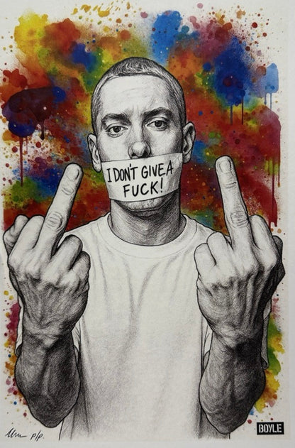 Chris Boyle – Eminem (Slim Shady) - Limited Edition Print, 11/50