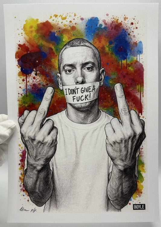 Chris Boyle – Eminem (Slim Shady) - Limited Edition Print, 11/50