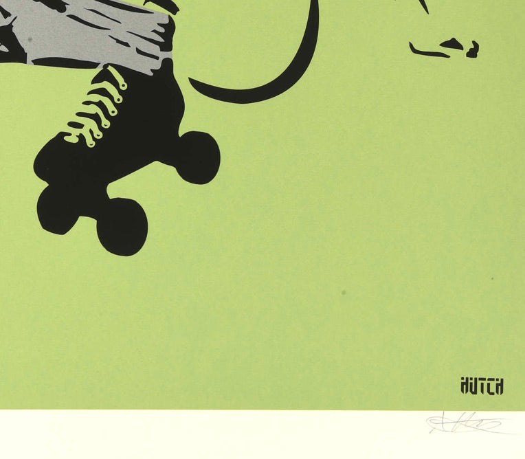 Hutch, Rollergirl (Green / Silver) - Limited and signed edition