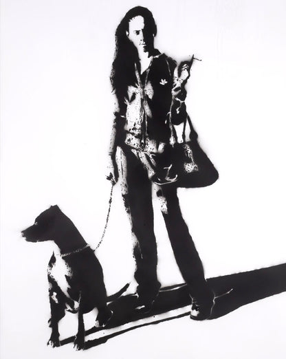 Bambi – I Believe in Angels (2011) - Stencil and spray paint