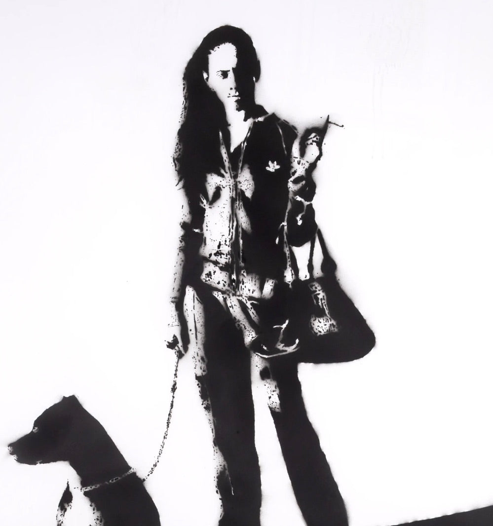 Bambi – I Believe in Angels (2011) - Stencil and spray paint