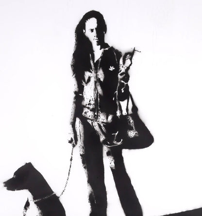 Bambi – I Believe in Angels (2011) - Stencil and spray paint