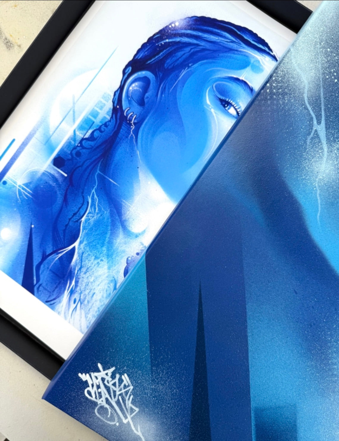 Mr Cenz – Blue Print - Box Set of 3 giclée prints - Exclusive Limited Edition of 30