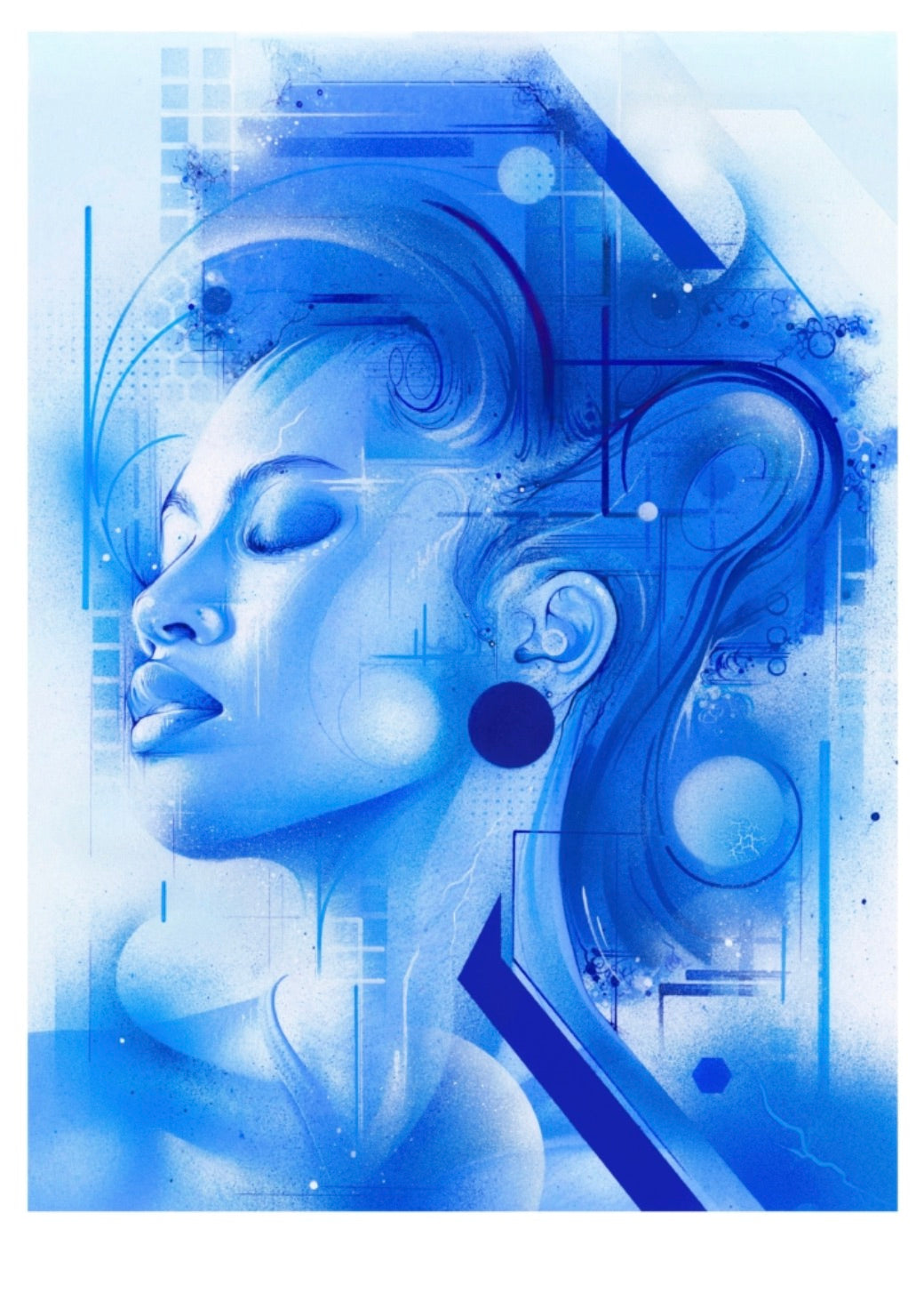 Mr Cenz – Blue Print - Box Set of 3 giclée prints - Exclusive Limited Edition of 30