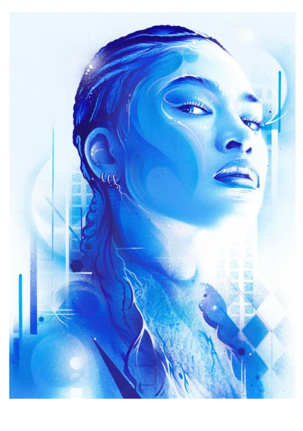 Mr Cenz – Blue Print - Box Set of 3 giclée prints - Exclusive Limited Edition of 30