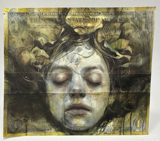 Chris Boyle "Dollar Trap" - Original 1/1 with COA